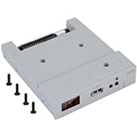 Unidad de disquetería USB- 3-5 pulgadas- 1-44 MB- USB SSD Floppy Emulator- FAT32- Plug and Play